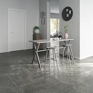 Bakgrundskakel, Textur betong, Färg grå, Glaserad granitkeramik, 48x96 cm, Yta matt