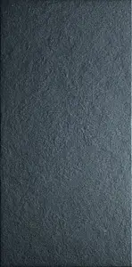 Grundflise, Effekt beton, Farve sort, Glaseret porcelænsstentøj, 30x60 cm, Overflade mat