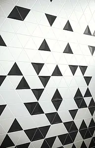 Background tile, Effect unicolor, Color black, Ceramics, 12.9x14.8 cm, Finish matte