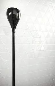 Taustalaatta, Teema yksivärinen, Väri valkoinen väri, Keramiikka, 12.9x14.8 cm, Pinta kiiltävä