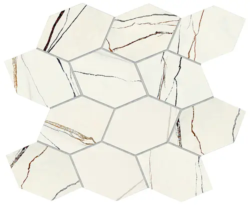 Settecento - Manifattura Ceramica, Lichen, 15661-_LichenMosaicoHexaReteLappato
