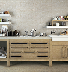 Background tile, Effect wood, Color grey, Glazed porcelain stoneware, 15.7x97 cm, Finish matte