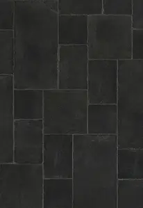 Hintergrundfliesen, Optik stein,andere steine, Farbe schwarze, Glasiertes Feinsteinzeug, 32x48 cm, Oberfläche matte