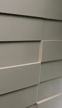 Фоновая плитка, Цвет серый, Глазурованный керамогранит, 5.8x23.8 см, Поверхность матовая