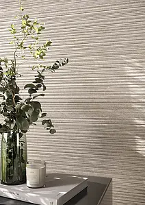 Background tile, Effect limestone, Color grey, Unglazed porcelain stoneware, 60x120 cm, Finish matte
