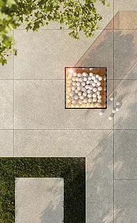 Background tile, Effect limestone, Color grey, Unglazed porcelain stoneware, 60x120 cm, Finish antislip