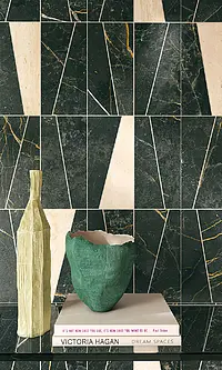 Mosaic effect tiles, Effect other marbles, Color multicolor, Unglazed porcelain stoneware, 60x120 cm, Finish left_menu_relefnaya