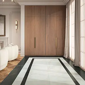 Background tile, Effect onyx, Color white, Unglazed porcelain stoneware, 60x120 cm, Finish left_menu_relefnaya