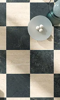 Background tile, Effect travertine, Color beige, Unglazed porcelain stoneware, 30x30 cm, Finish left_menu_relefnaya