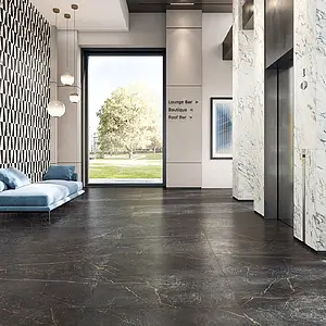 Background tile, Effect other marbles, Color white, Unglazed porcelain stoneware, 60x120 cm, Finish left_menu_relefnaya