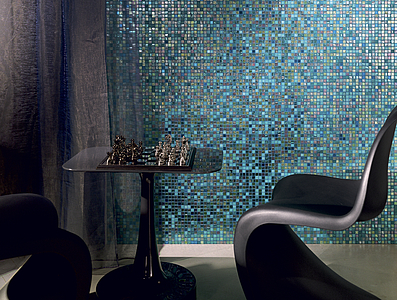 Mosaik, Farbe multicolor, Glas, 29.5x29.5 cm, Oberfläche glänzende