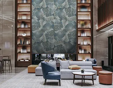 Basistegels, Effect steenlook,andere soorten steen, Kleur grijze, Glas, 60x120 cm, Oppervlak gepolijst