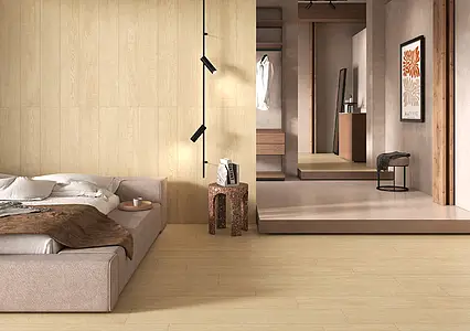 Taustalaatta, Teema puu, Väri beige väri, Lasitettu porcellanato-laatta, 20x119.8 cm, Pinta matta