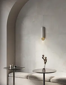 Background tile, Effect concrete, Color white, Glazed porcelain stoneware, 60x119.8 cm, Finish antislip