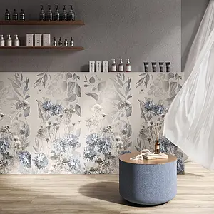 Background tile, Color multicolor, Glazed porcelain stoneware, 60x119.8 cm, Finish matte