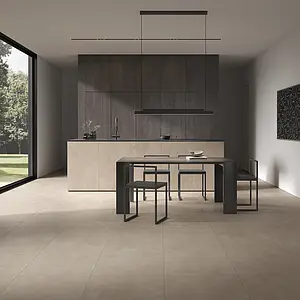Background tile, Effect resin,concrete, Color beige, Unglazed porcelain stoneware, 60x119.8 cm, Finish matte