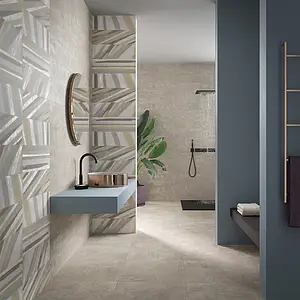 Background tile, Effect concrete, Color brown, Ceramics, 20x60 cm, Finish matte