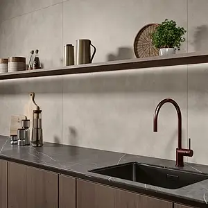 Background tile, Color grey, Unglazed porcelain stoneware, 60x120 cm, Finish antislip