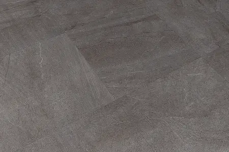 Grundflise, Effekt sten, Farve grå,sort, Uglaseret porcelænsstentøj, 120x120 cm, Overflade skridsikker