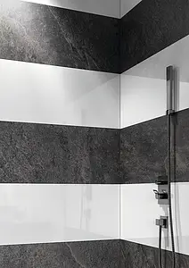 Background tile, Effect stone,slate,other stones, Color grey,black, Unglazed porcelain stoneware, 60x120 cm, Finish antislip