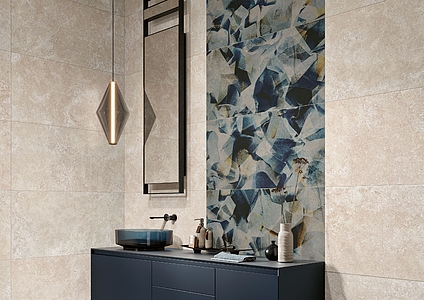 Decorative piece, Effect other stones, Color multicolor, Unglazed porcelain stoneware, 60x120 cm, Finish semi-polished