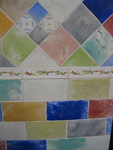 Carrelage céramique Pompeya de fabrication Stucco Renacimiento, Style fait à la main, 