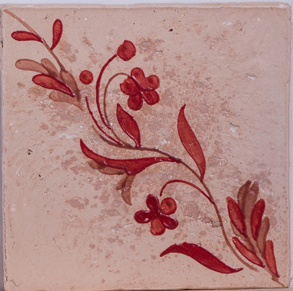 Decoro Natural Terracota Denia Rojo 15 By Stucco Sample Tile Decoro Natural Terracota Denia Rojo Terracotta Effect Handmade Style