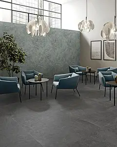 Background tile, Effect concrete, Color grey, Unglazed porcelain stoneware, 120x120 cm, Finish matte