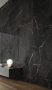 Bakgrunnsflis, Effekt stein,other marbles, Farge brun, Glasert porselenssteintøy, 120x278 cm, Overflate polert