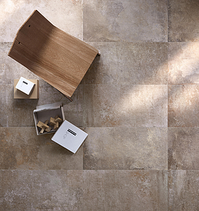 Story Porcelain Tiles produced by Ceramiche Supergres, Stone effect