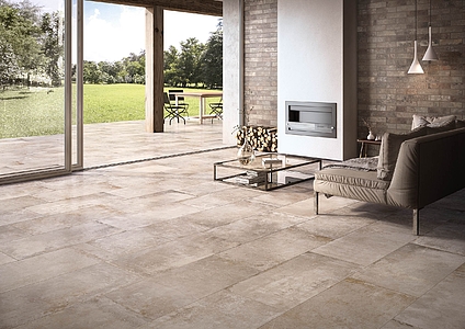 Story Porcelain Tiles produced by Ceramiche Supergres, Stone, brick effect