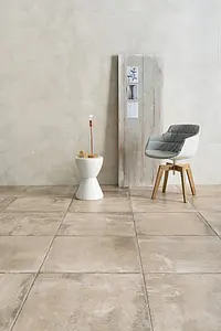 Background tile, Effect terracotta, Color beige, Glazed porcelain stoneware, 90x90 cm, Finish matte