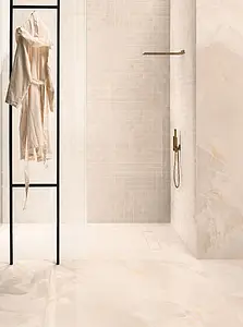 Background tile, Effect onyx, Color beige,pink, Glazed porcelain stoneware, 120x280 cm, Finish polished