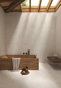 Background tile, Effect limestone, Color beige, Unglazed porcelain stoneware, 60x120 cm, Finish antislip