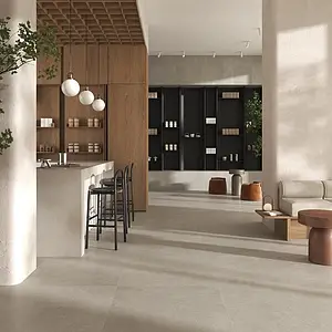 Background tile, Effect limestone, Color grey, Unglazed porcelain stoneware, 100x100 cm, Finish antislip