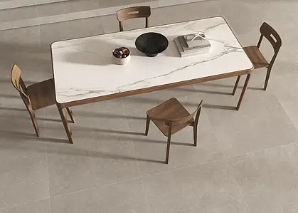 Background tile, Effect limestone, Color grey, Unglazed porcelain stoneware, 100x100 cm, Finish antislip