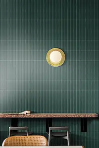 Mosaic tile, Effect unicolor, Color green, Glazed porcelain stoneware, 29x30 cm, Finish matte