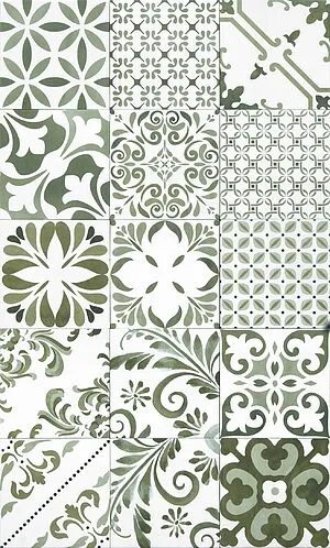 Tonalite, Aquarel, AQU/STA.VE_DecoroStarsVerde