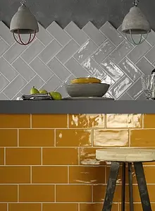 Background tile, Effect left_menu_crackleur , Color orange, Ceramics, 10x20 cm, Finish glossy