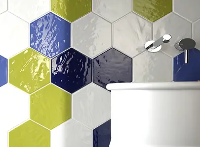 Background tile, Effect unicolor, Color white, Ceramics, 15x17.1 cm, Finish glossy