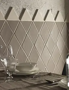 Background tile, Effect unicolor, Color grey, Unglazed porcelain stoneware, 14.5x24.5 cm, Finish matte