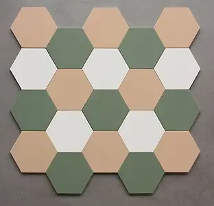 Background tile, Effect unicolor, Color beige, Glazed porcelain stoneware, 14x16 cm, Finish matte