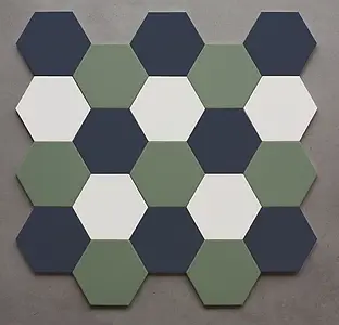 Background tile, Effect unicolor, Color navy blue, Glazed porcelain stoneware, 14x16 cm, Finish matte