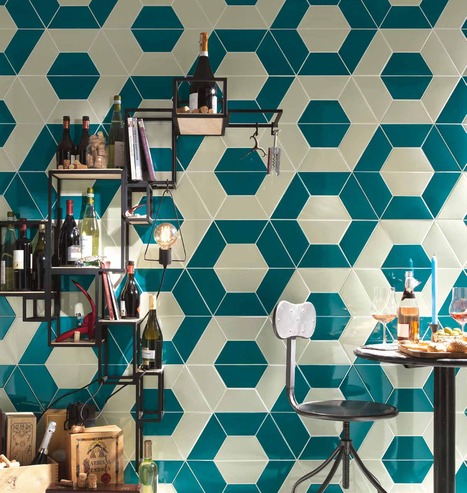 Tile Tonalite Trapez Glossy