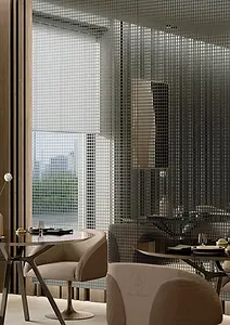 Background tile, Effect gold and precious metals, Color grey, Unglazed porcelain stoneware, 120x280 cm, Finish glossy