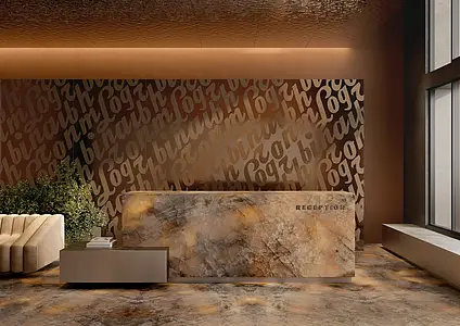 Background tile, Effect other marbles, Color beige, Unglazed porcelain stoneware, 120x280 cm, Finish polished