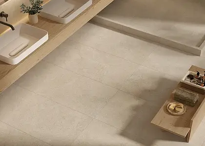 Carrelage, Effet autres types de pierre, Teinte beige,brune, Grès cérame non-émaillé, 61x122.2 cm, Surface antidérapante