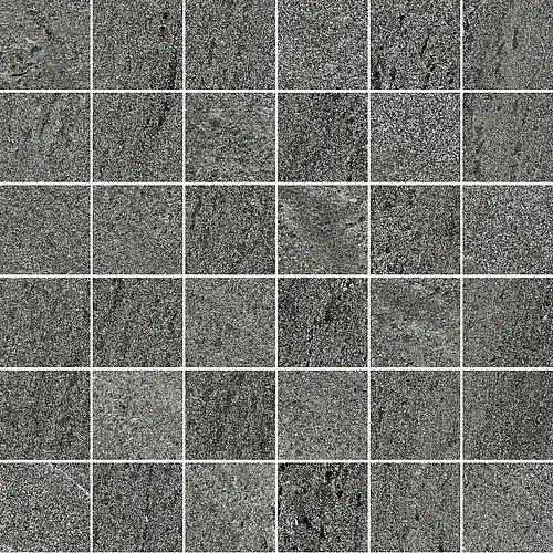 Tuscania Ceramiche, Limestone, Limestone Mosaico 36 Tes Coal