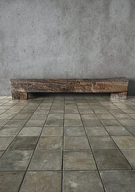 Background tile, Effect concrete, Color grey, Unglazed porcelain stoneware, 20x20 cm, Finish antislip