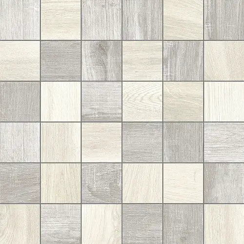 Tuscania Ceramiche, North Wind, NORTH WIND MOSAICO MIX IVORY/GREY (36 TESSERE 5x5)